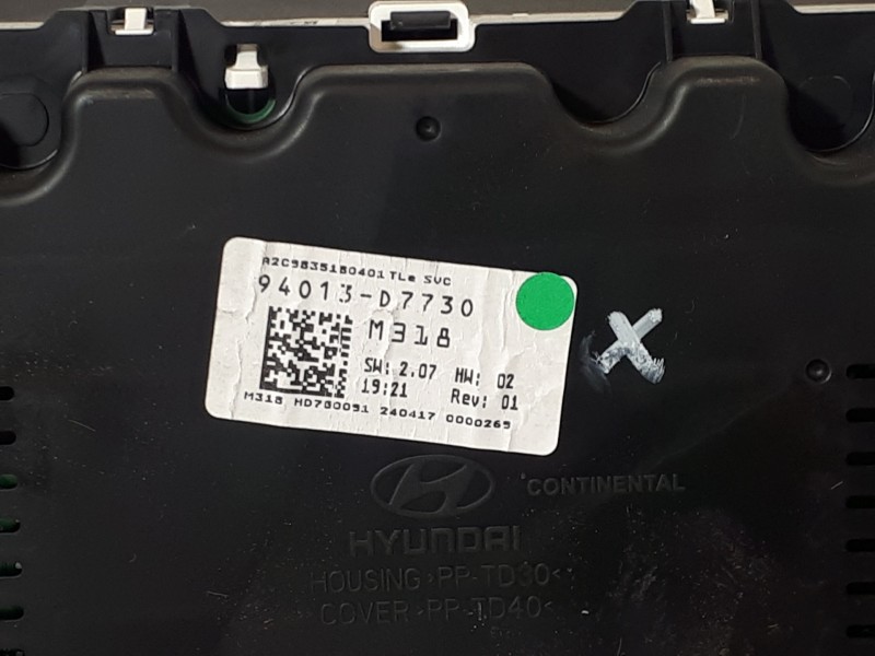 Recambio de cuadro instrumentos para hyundai tucson (tl, tle) 2.0 crdi referencia OEM IAM 94013D7730 A2C9835160401 M318