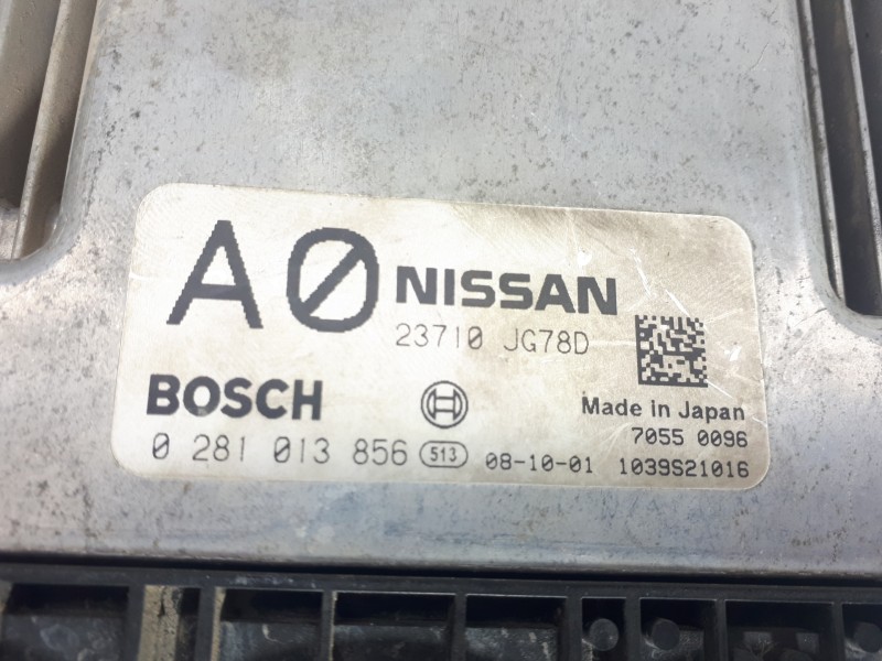 Recambio de centralita motor uce para nissan x-trail (t31) le referencia OEM IAM 23710JG78D 0281013856 