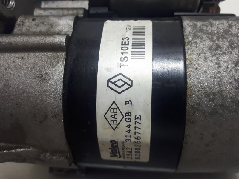 Recambio de motor arranque para dacia duster ambiance 4x2 referencia OEM IAM 8200266777E TS10E3 