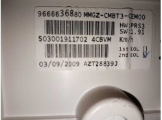 Recambio de cuadro instrumentos para peugeot 206+ básico referencia OEM IAM 9666636880 MMGZCMBT3CEM00 503001911702 2