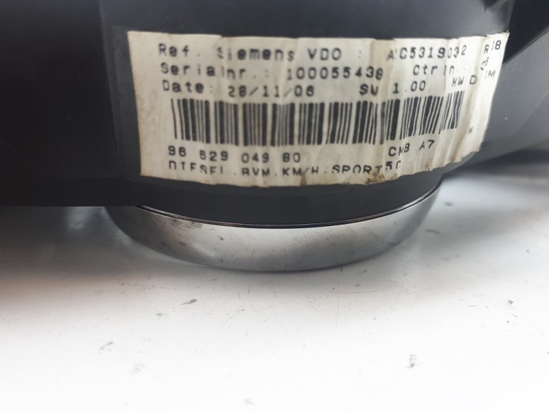 Recambio de cuadro instrumentos para peugeot 207 xs referencia OEM IAM 9662904980 A253190342 