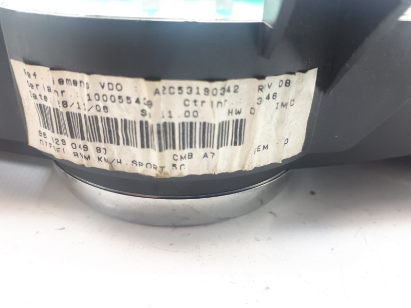 Recambio de cuadro instrumentos para peugeot 207 xs referencia OEM IAM 9662904980 A253190342 