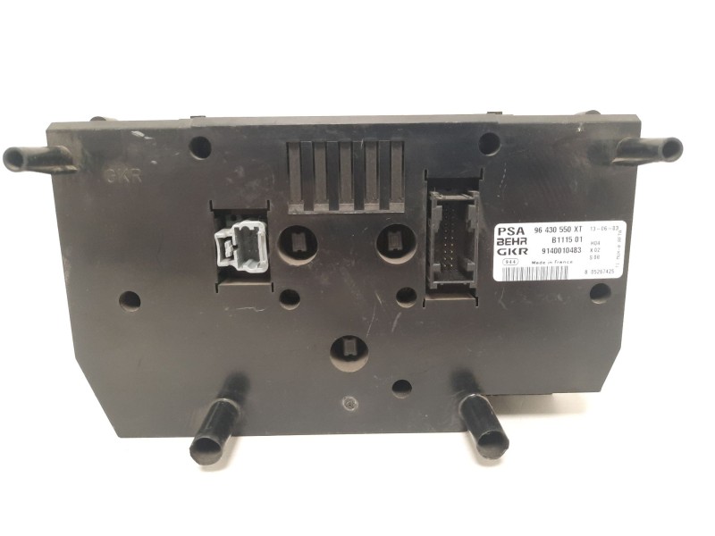 Recambio de mando climatizador para peugeot 206 sw 1.4 hdi referencia OEM IAM 96430550XT 32690 