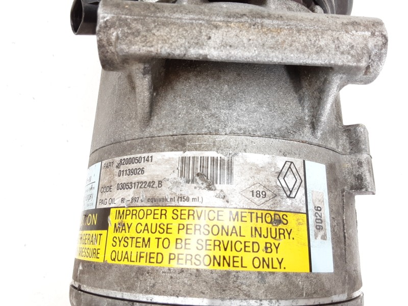 Recambio de compresor aire acondicionado para renault scenic ii authentique referencia OEM IAM 8200050141 01139026 9026