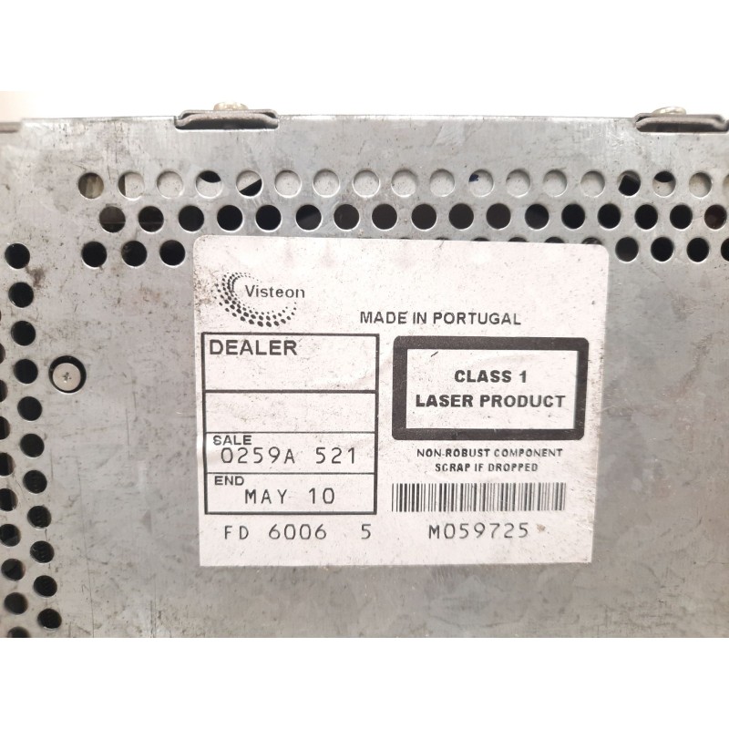 Recambio de sistema audio / radio cd para ford fiesta (cbk) 1.6 tdci cat referencia OEM IAM  32750 