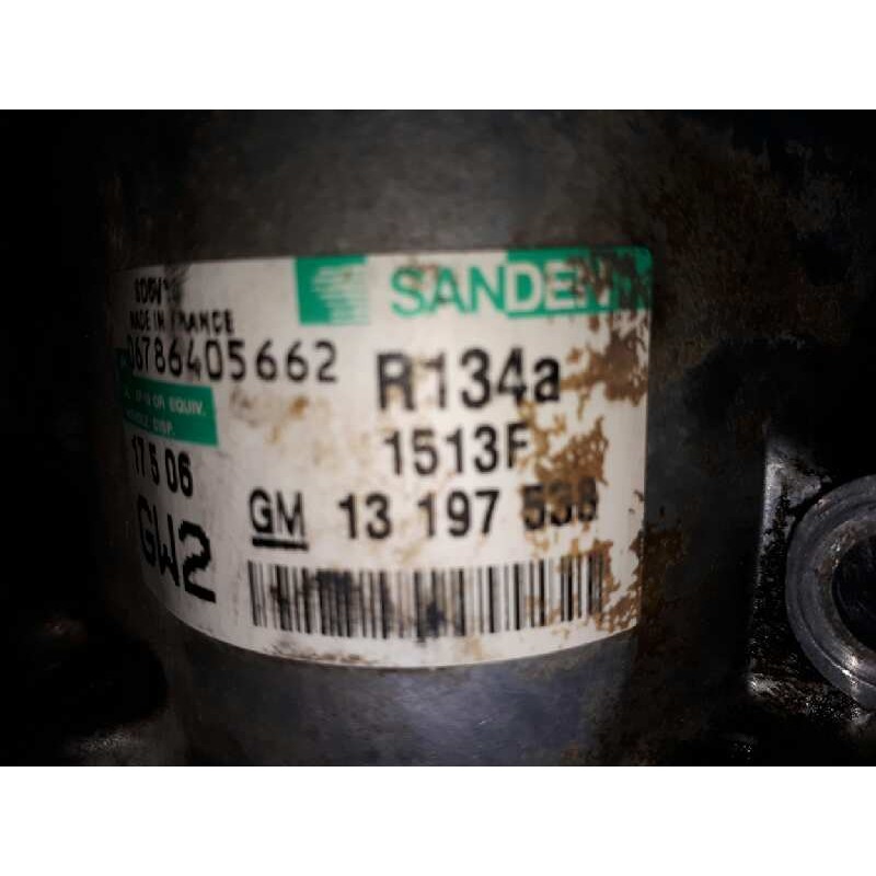 Recambio de compresor aire acondicionado para opel corsa c corsavan referencia OEM IAM 13197538 1513F 
