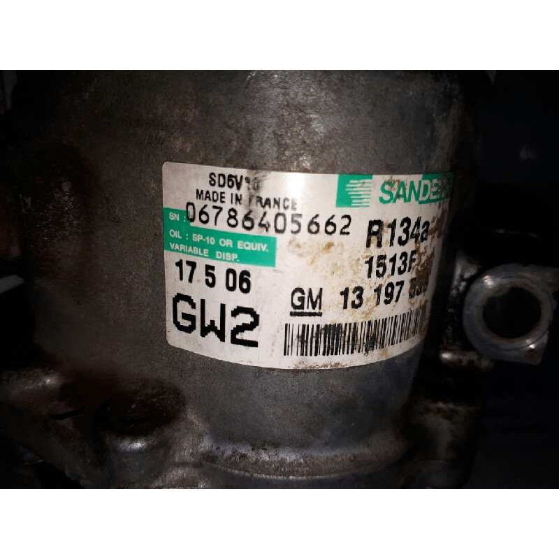 Recambio de compresor aire acondicionado para opel corsa c corsavan referencia OEM IAM 13197538 1513F 