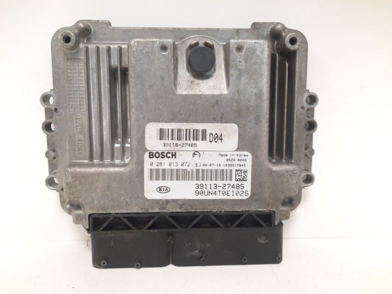 Recambio de centralita motor uce para kia carens (un) emotion referencia OEM IAM 3911327485 0281013072 90UN4T0EI2S