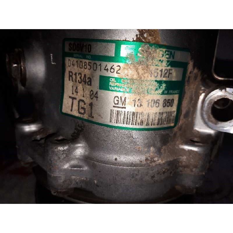 Recambio de compresor aire acondicionado para opel corsa c blue line referencia OEM IAM 13106850 1512F 