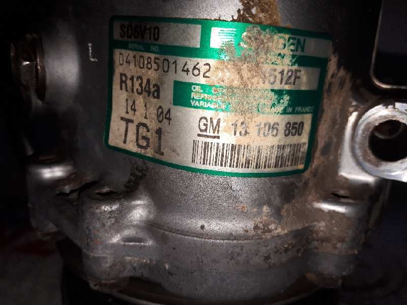Recambio de compresor aire acondicionado para opel corsa c blue line referencia OEM IAM 13106850 1512F 