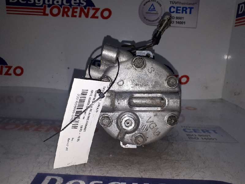 Recambio de compresor aire acondicionado para opel corsa c blue line referencia OEM IAM 13106850 1512F 