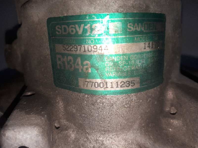 Recambio de compresor aire acondicionado para renault kangoo (f/kc0) alize referencia OEM IAM 7700111235 1417D 