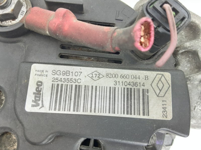 Recambio de alternador para dacia sandero ambiance referencia OEM IAM 8200660044B SG9B107 