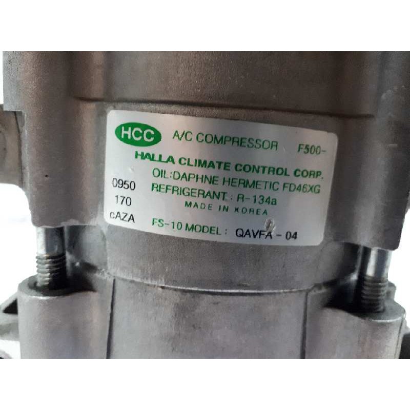 Recambio de compresor aire acondicionado para hyundai h 1 h 1 furg.caja cerr.c. puerta referencia OEM IAM  QAVFA04 
