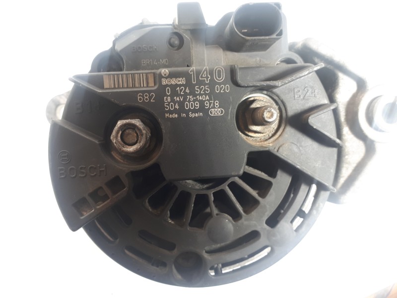 Recambio de alternador para fiat ducato caja cerrada 15 (desde 03.02) 2.3 jtd  batalla 2850 mm referencia OEM IAM 504009978 0124