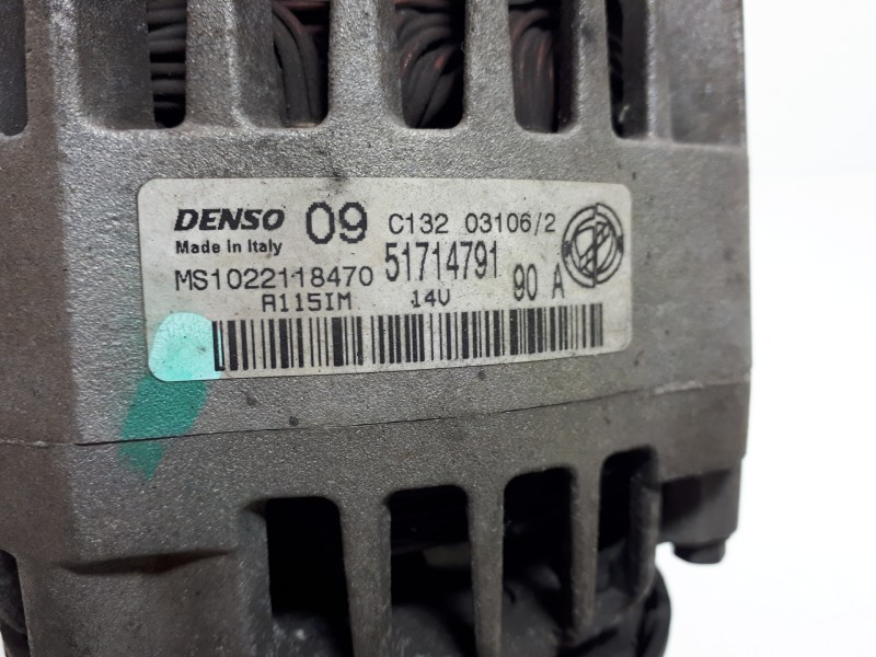 Recambio de alternador para lancia musa (184) 5th avenue referencia OEM IAM 51714791 MS1022118470 90A