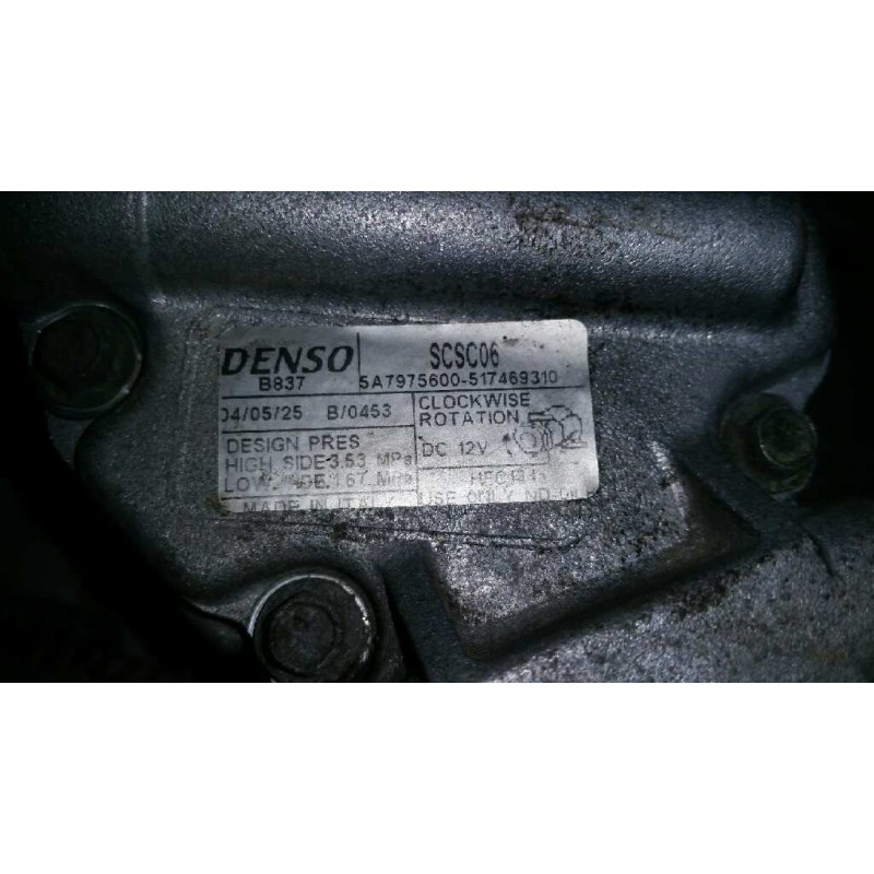 Recambio de compresor aire acondicionado para fiat punto berlina (188) 1.3 jtd classic referencia OEM IAM 517469310  1