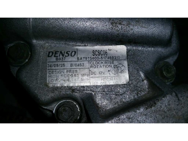 Recambio de compresor aire acondicionado para fiat punto berlina (188) 1.3 jtd classic referencia OEM IAM 517469310  1