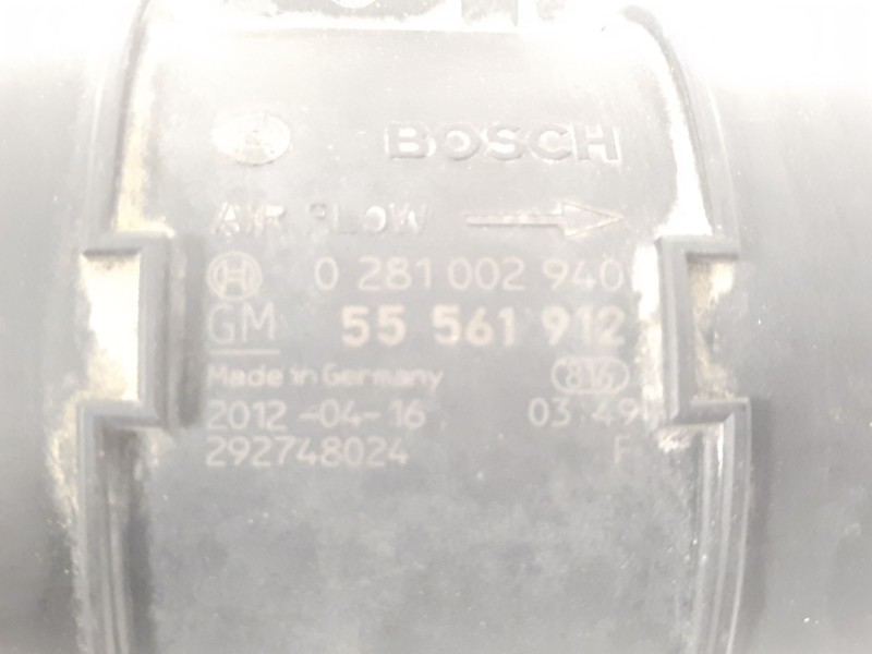 Recambio de caudalimetro para opel corsa d navi referencia OEM IAM 55561912 0281002940 