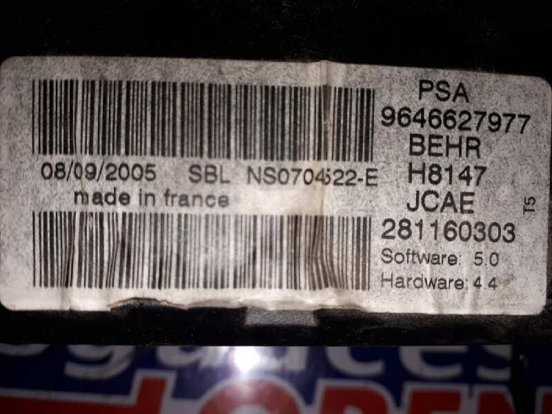 Recambio de mando climatizador para peugeot 307 berlina (s2) x-line referencia OEM IAM 9646627977  