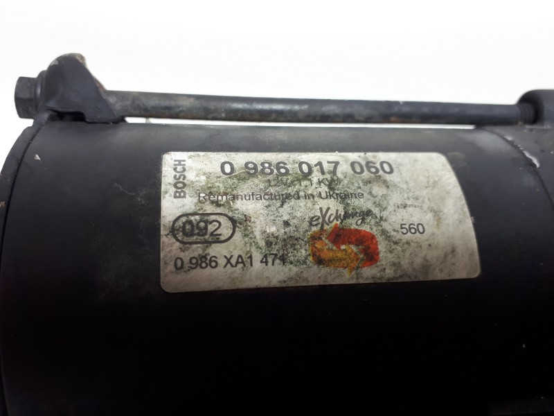 Recambio de motor arranque para ford fusion (cbk) ambiente referencia OEM IAM 0986017060  