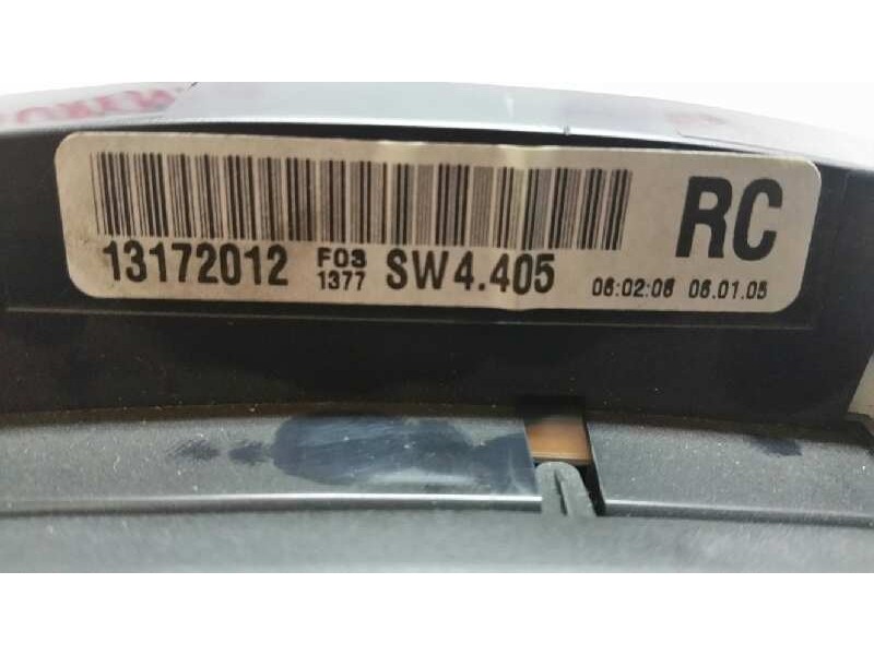 Recambio de cuadro instrumentos para opel astra h ber. cosmo referencia OEM IAM 13172012 SW4405 