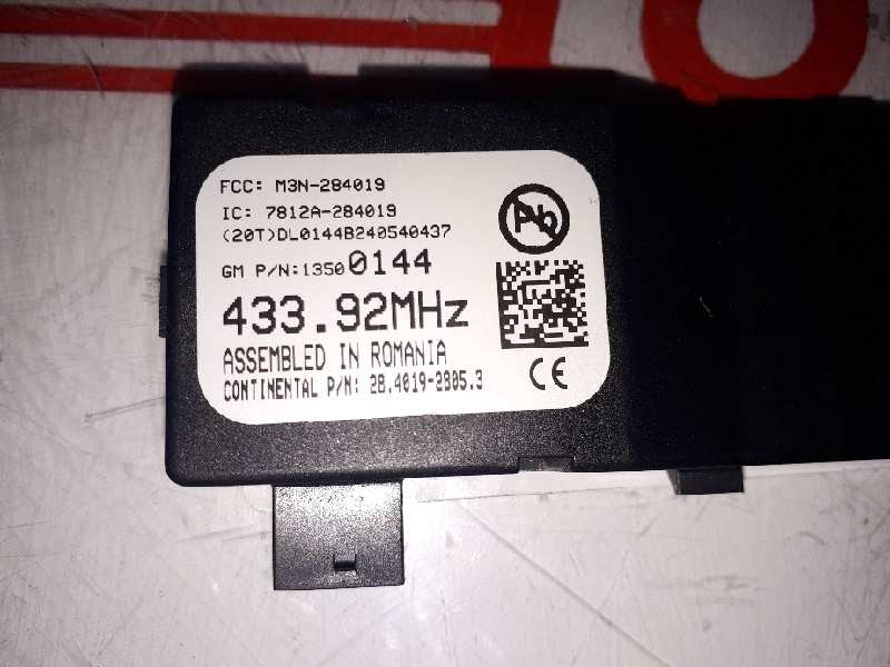 Recambio de modulo electronico para opel astra j lim. excellence referencia OEM IAM M3N284019 7812A284019 
