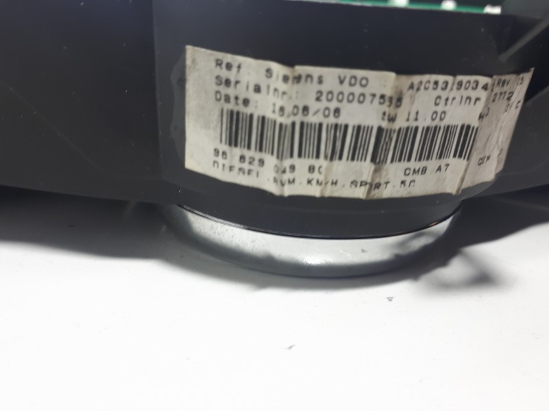 Recambio de cuadro instrumentos para peugeot 207 confort referencia OEM IAM 9662904980 A2C53190342 