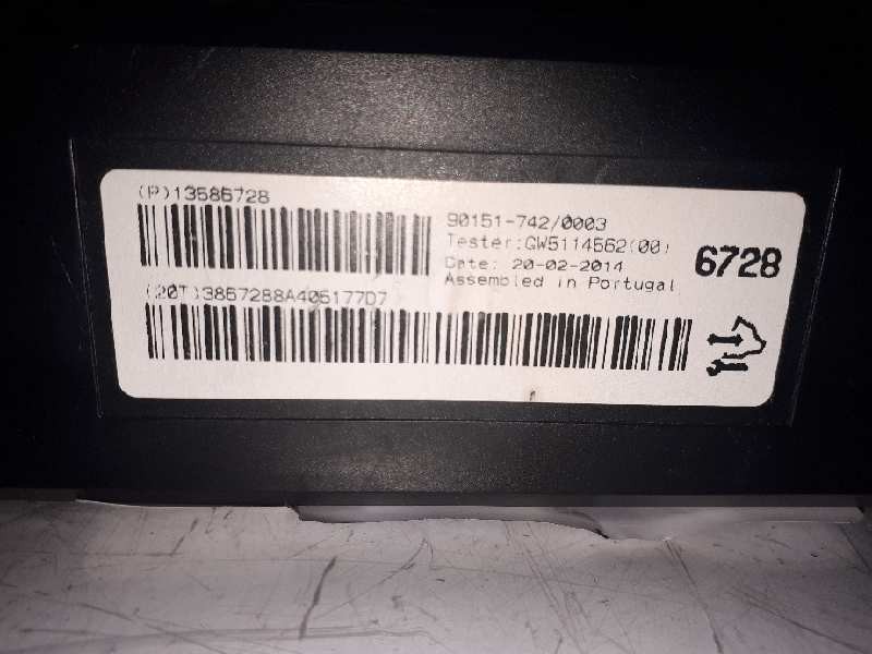 Recambio de modulo electronico para opel astra j lim. excellence referencia OEM IAM 13586728 GW5114562 