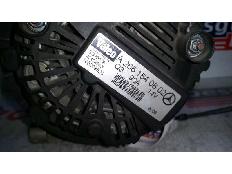 Recambio de alternador para mercedes-benz clase b (w245) 170 (245.232) referencia OEM IAM A2661540802 90A 