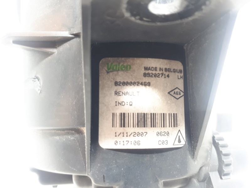 Recambio de faro antiniebla izquierdo para renault clio iii 20 aniversario referencia OEM IAM 8200002469 89202714 