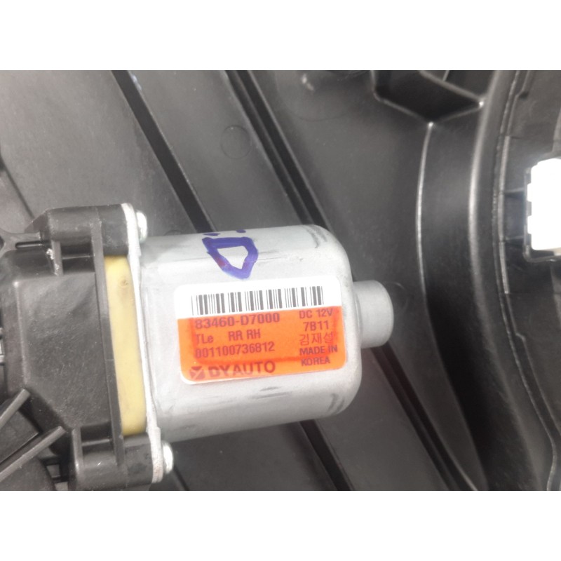 Recambio de elevalunas trasero derecho para hyundai tucson (tl, tle) 2.0 crdi referencia OEM IAM 83460D7000 001100736812 TLERRRH
