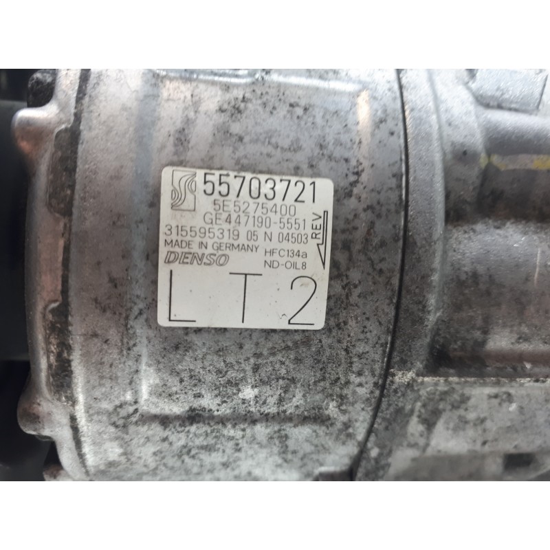 Recambio de compresor aire acondicionado para opel corsa d corsavan referencia OEM IAM 55703721 GE4471905551 5E5275400