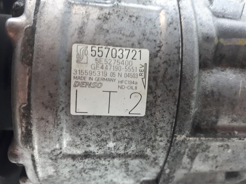 Recambio de compresor aire acondicionado para opel corsa d corsavan referencia OEM IAM 55703721 GE4471905551 5E5275400