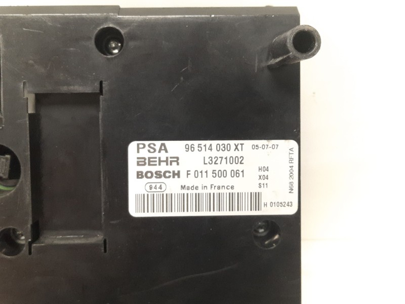 Recambio de mando climatizador para peugeot 307 (s1) 2.0 hdi cat referencia OEM IAM 96430991XT  