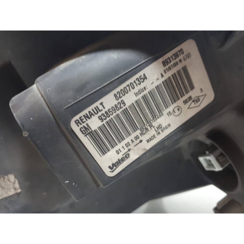 Recambio de faro izquierdo para nissan primastar (x..) avantour l1h1 2,7 t / 7-sitzer referencia OEM IAM 8200701354 93859829 
