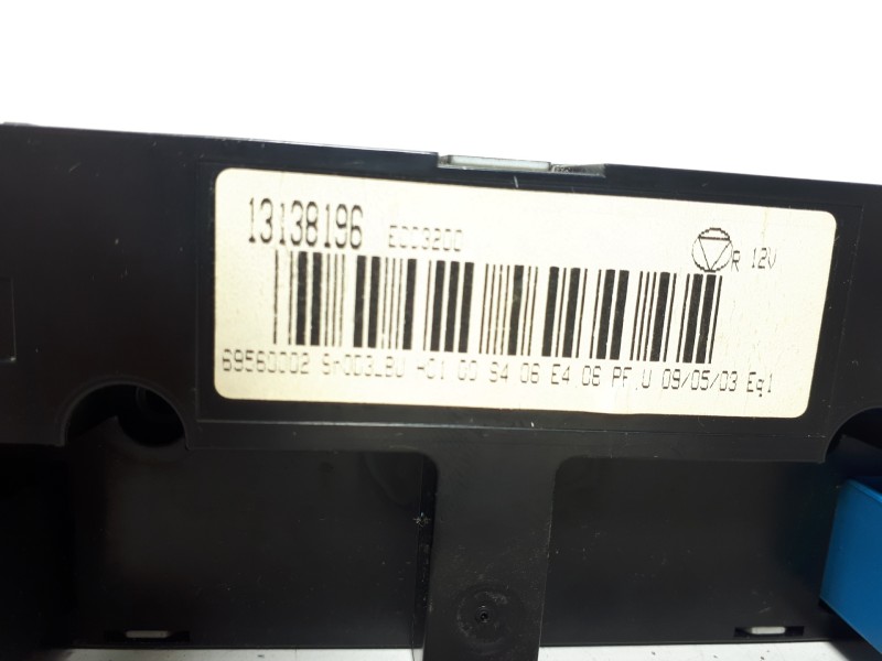 Recambio de mando climatizador para opel signum básico referencia OEM IAM 13138196 ECC3200 