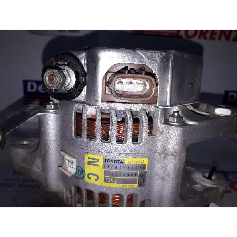 Recambio de alternador para toyota yaris (ncp1/nlp1/scp1) 1.4 d-4d linea luna referencia OEM IAM 2706033020 102215660 6J13