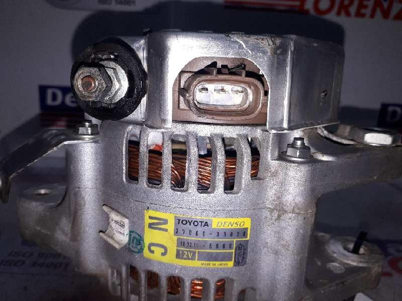 Recambio de alternador para toyota yaris (ncp1/nlp1/scp1) 1.4 d-4d linea luna referencia OEM IAM 2706033020 102215660 6J13