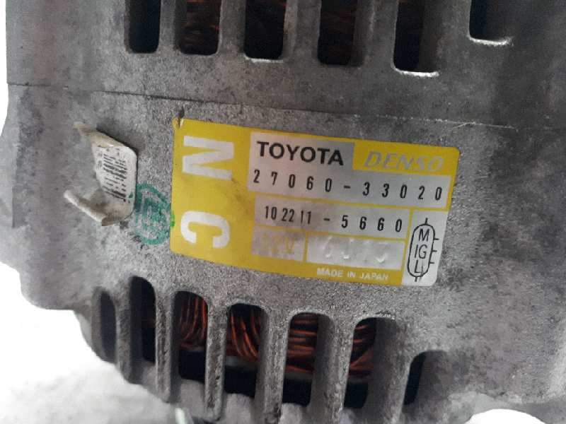Recambio de alternador para toyota yaris (ncp1/nlp1/scp1) 1.4 d-4d linea luna referencia OEM IAM 2706033020 102215660 6J13