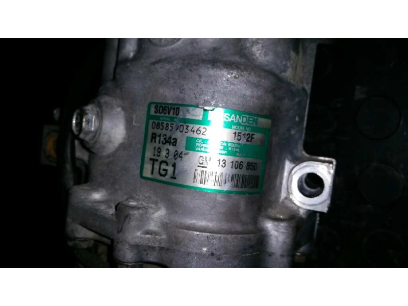 Recambio de compresor aire acondicionado para opel combo (corsa c) cargo referencia OEM IAM 13106850 1512F 1