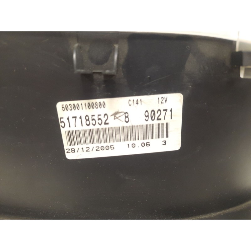 Recambio de cuadro instrumentos para fiat grande punto (199) 1.9 8v multijet emotion referencia OEM IAM 51718552890271 503001100