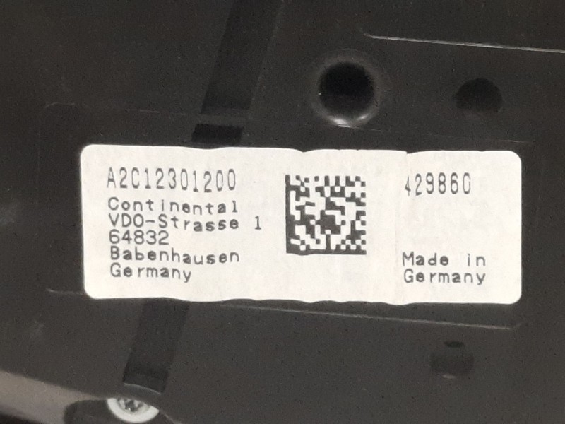 Recambio de cuadro instrumentos para volkswagen golf vii variant (bv5) advance bmt referencia OEM IAM 5G1920740C 5G1260202 A2C12