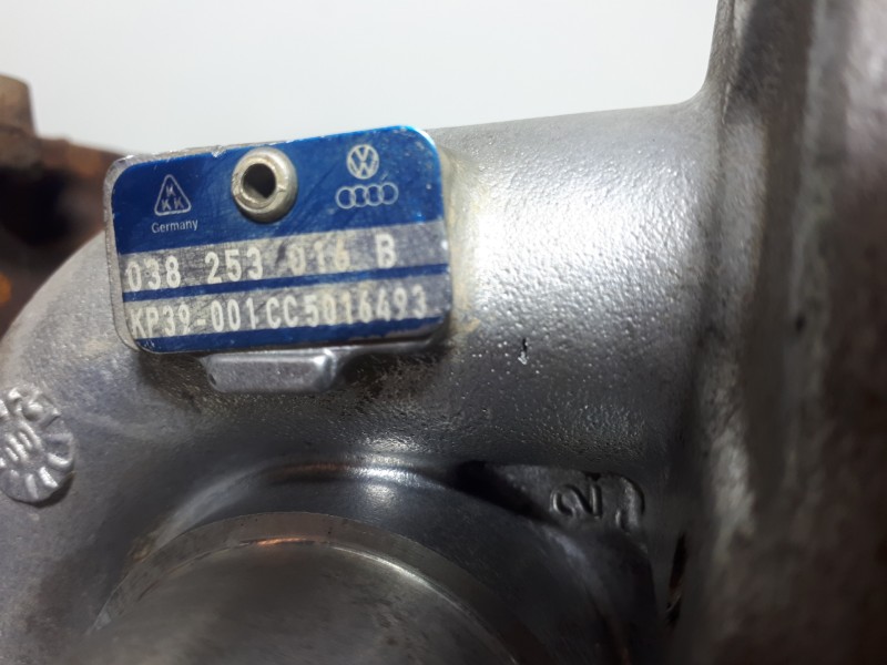 Recambio de turbocompresor para skoda fabia (6y2/6y3) comfort referencia OEM IAM 038253016B KP39 001CC5016493