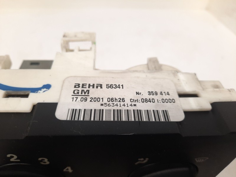 Recambio de mando calefaccion / aire acondicionado para opel zafira a comfort referencia OEM IAM 024420732 90559839 56341