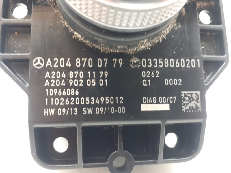 Recambio de mando multifuncion para mercedes-benz clase c (w204) berlina 2.1 cdi cat referencia OEM IAM A2048700779 03358060201 