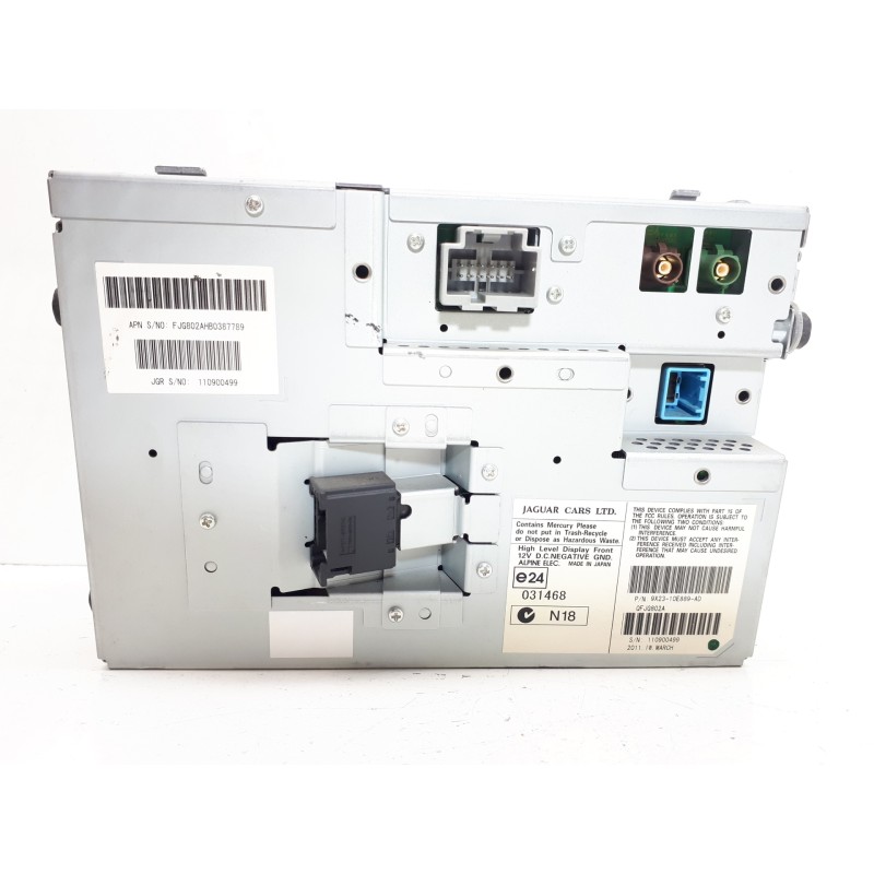 Recambio de sistema navegacion gps para jaguar xf 3.0 v6 diesel edition referencia OEM IAM 9X2310E889AD JG802A  Recambio de sistema navegacion gps para jaguar xf 3.0 v6 diesel edition referencia OEM IAM 9X2310E889AD JG802A