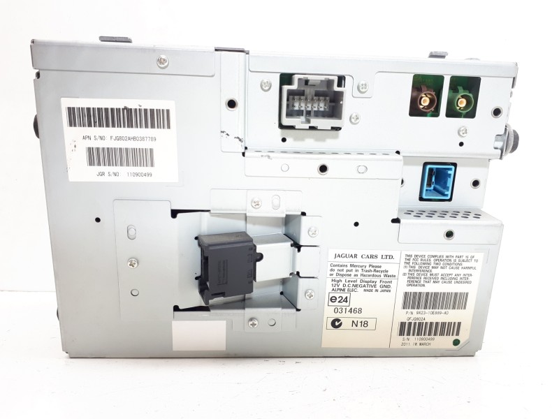 Recambio de sistema navegacion gps para jaguar xf 3.0 v6 diesel edition referencia OEM IAM 9X2310E889AD JG802A  Recambio de sistema navegacion gps para jaguar xf 3.0 v6 diesel edition referencia OEM IAM 9X2310E889AD JG802A