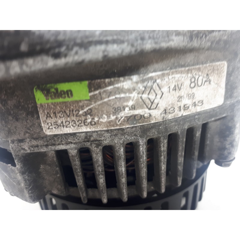 Recambio de alternador para renault megane i fase 2 classic (la..) 1.9 dci dynamique referencia OEM IAM 7700431943 A13VI252 80A