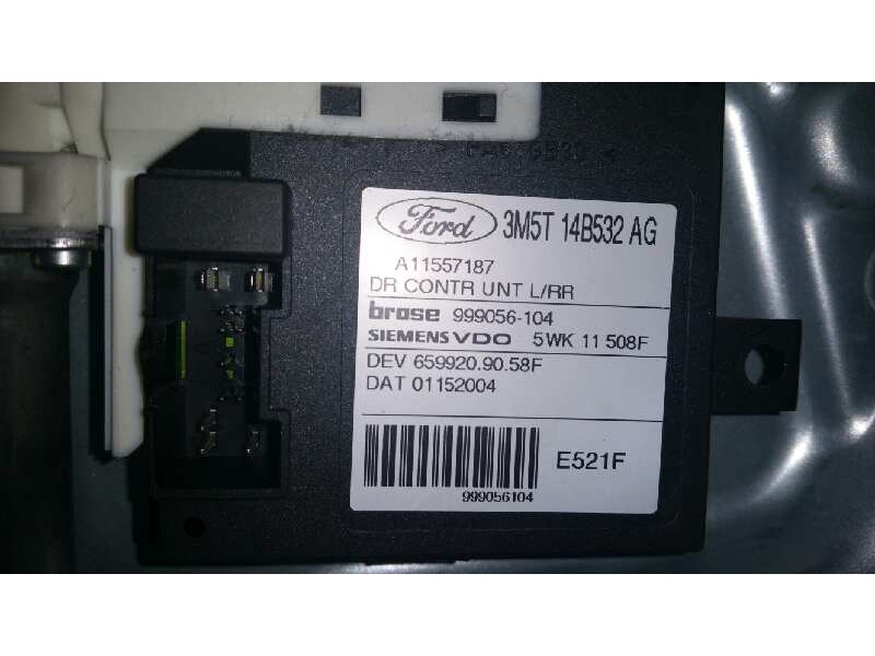 Recambio de elevalunas trasero izquierdo para ford focus c-max (cap) ghia (d) referencia OEM IAM 3M5T14B532AG A11557187 
